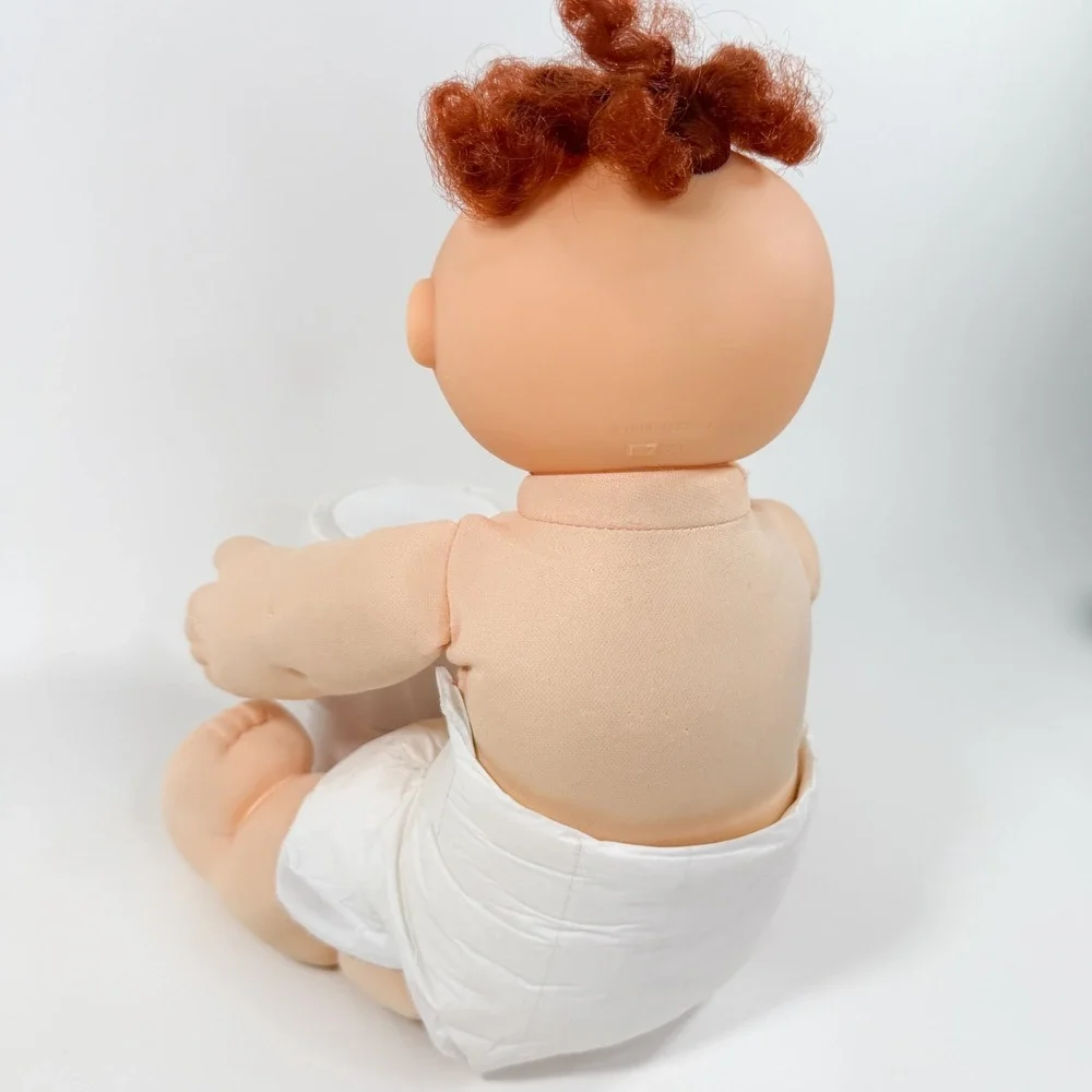 1989 Hasbro Cabbage Patch Kids Baby Doll Mold 17 Blue Eyes Red Hair OAA Xavier R